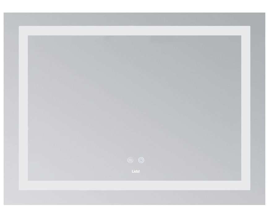 Зеркало Lidz Kubis KU1 900х700 мм с LED-подсветкой Touch, с антизапотеванием, с диммером, рег. яркости LD78LF904907048451