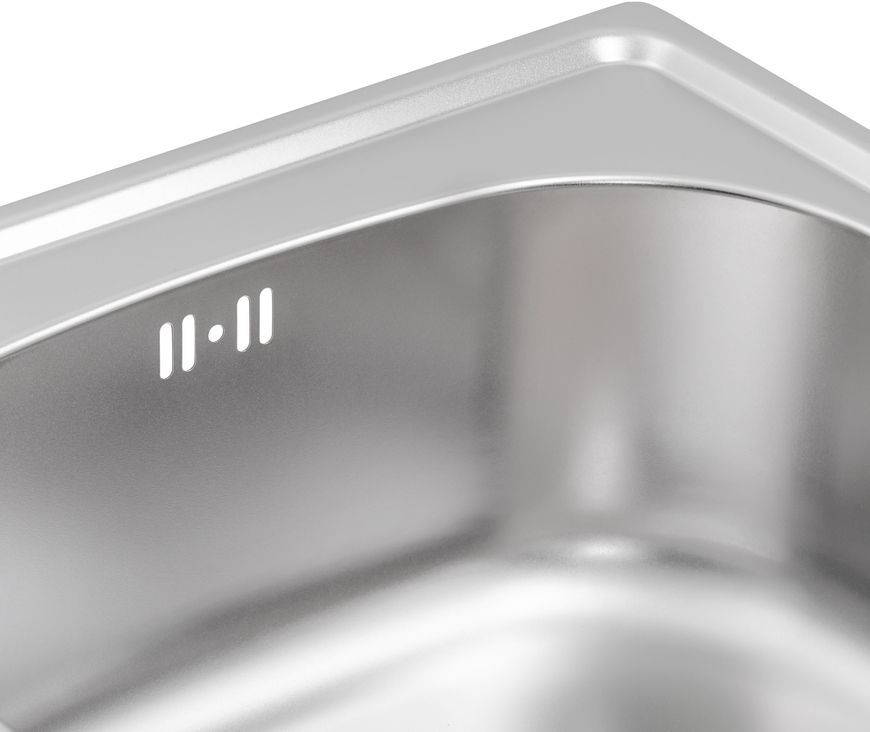 Кухонная мойка QTAP 5047 Satin 0,8 мм (180) - QT5047SAT08