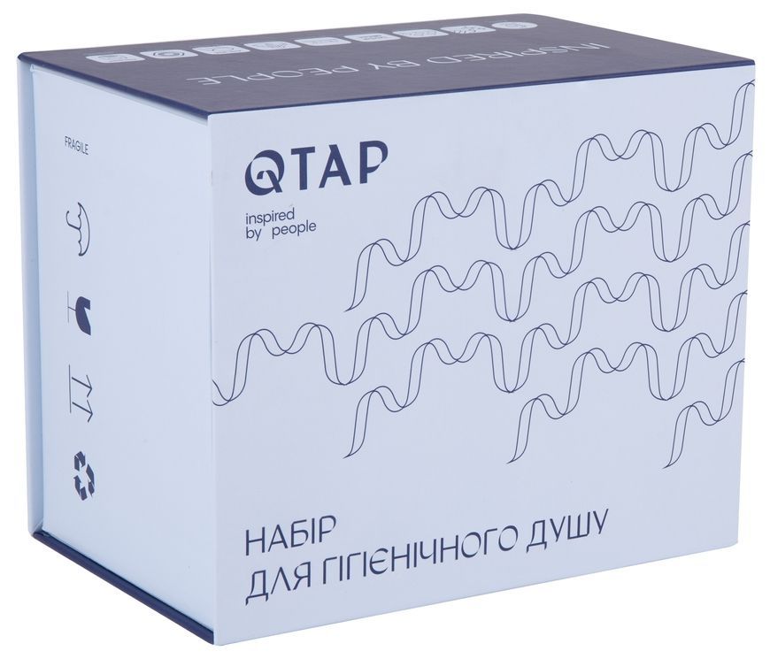 Набор для гигиенического душа QTAP Inspai-Varius скрытого монтажа QTINSVARCRMV00440501 - QTINSVARCRMV00440501