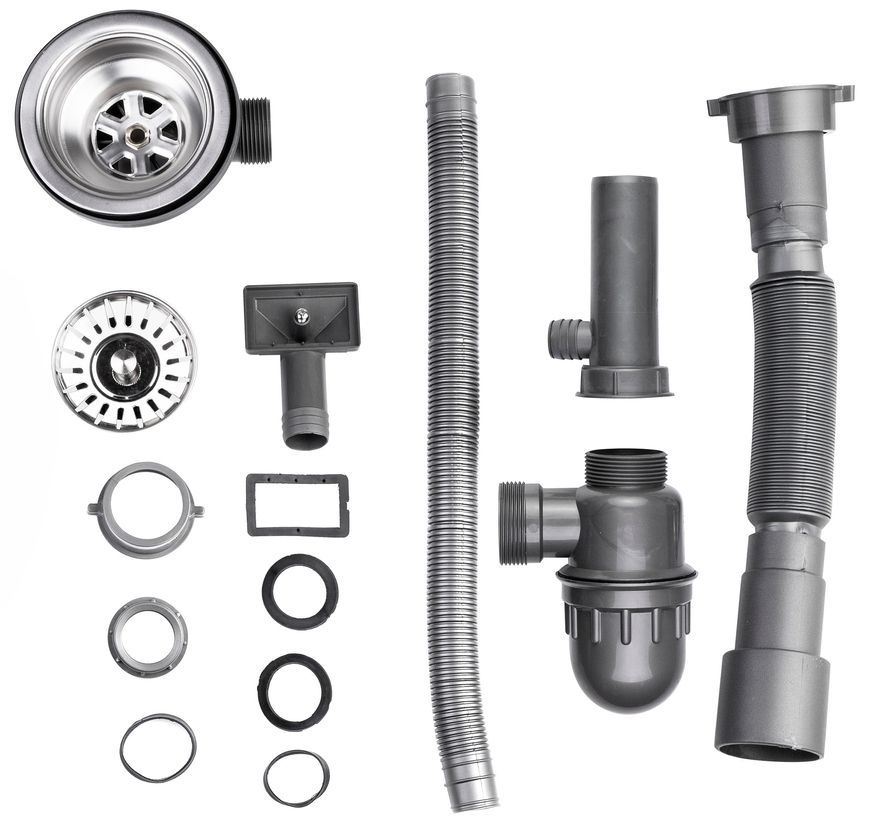 Мойка для кухни накладная Brinex 6060-R Satin 0,6 мм BRIN6060RSAT06 - BRIN6060RSAT06