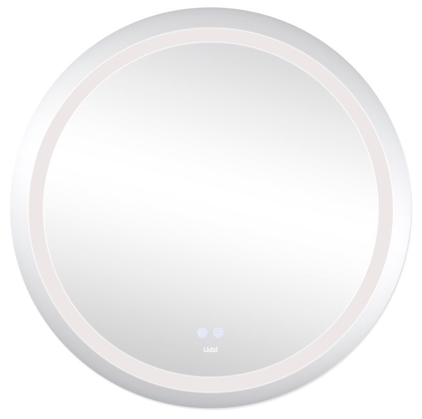 Зеркало Lidz Aria 800 мм с LED-подсветкой Touch, с антизапотеванием, с диммером, рег. яркости LD78LR800