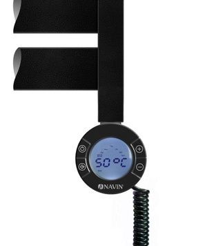 ТЭН для полотенцесушителя NAVIN Sigma 300W чёрный с функцией программирования (20-246033-3030) - 20-246033-3030