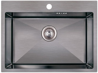 Кухонна мийка IMPERIAL D5843BL PVD black Handmade 2,7/1,0 мм (IMPD5843BLPVDH10) - IMPD5843BLPVDH10