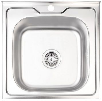 Мийка для кухні накладна Brinex 5050 Satin 0,6 мм BRIN5050SAT06 - BRIN5050SAT06