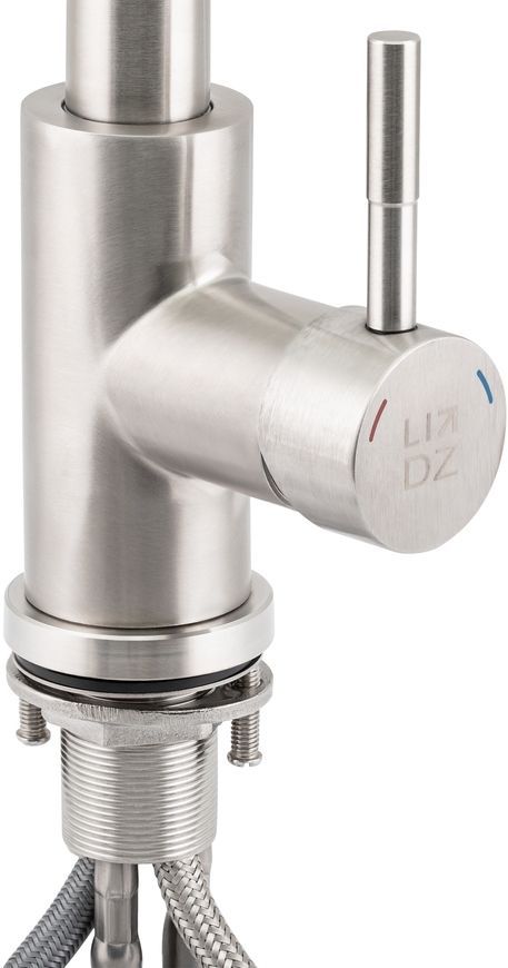 Смеситель для кухни LIDZ Aria 015FL1 Nickel с выдвижным изливом LDARI015FL1NKS34944 - LDARI015FL1NKS34944