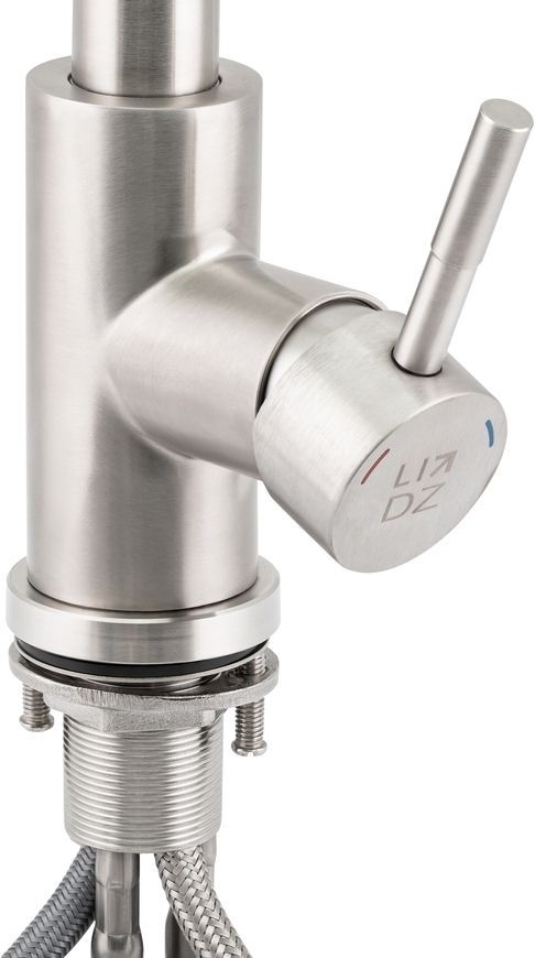 Смеситель для кухни LIDZ Aria 015FL1 Nickel с выдвижным изливом LDARI015FL1NKS34944 - LDARI015FL1NKS34944