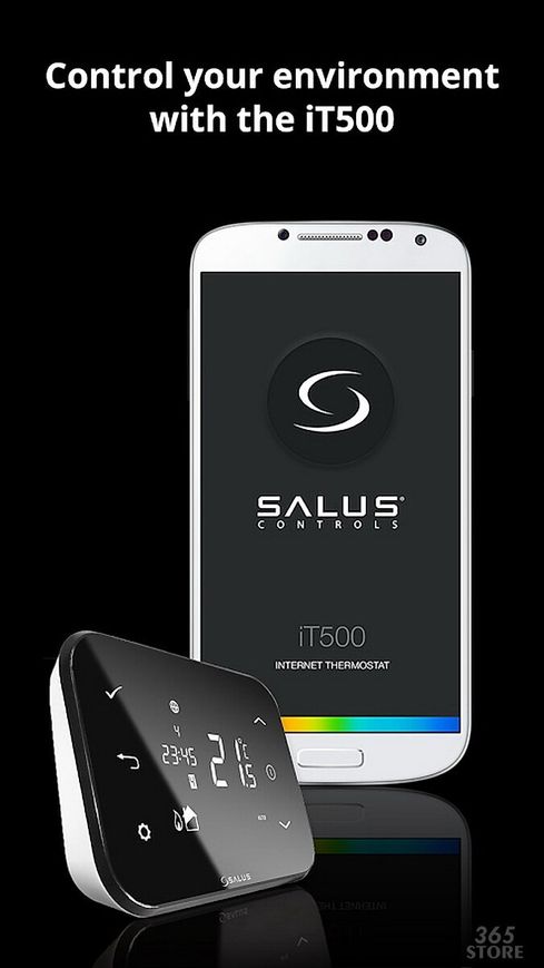 Терморегулятор SALUS іТ500 интернет термостат программируемый 2-х канальный - 615151298