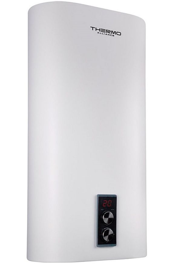 Водонагрівач електричний THERMO ALLIANCE 100 л плаский вертикальний, мокрий ТЕН 2,0 кВт DT100V20GPD2 - DT100V20GPD2