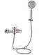 Смеситель для душа Lidz Luna 010 с душевым гарнитуром Nickel LDLUN010NKS46095 - LDLUN010NKS46095 - 1