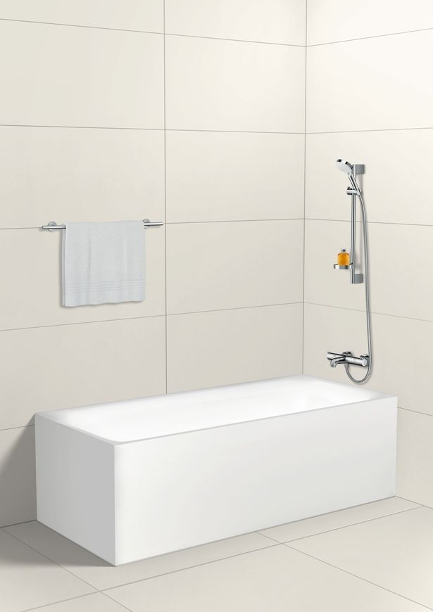 Душевой набор HANSGROHE CROMETTA Vario с мыльницей Casetta 65 2jet хром/белый 26553400 - 26553400