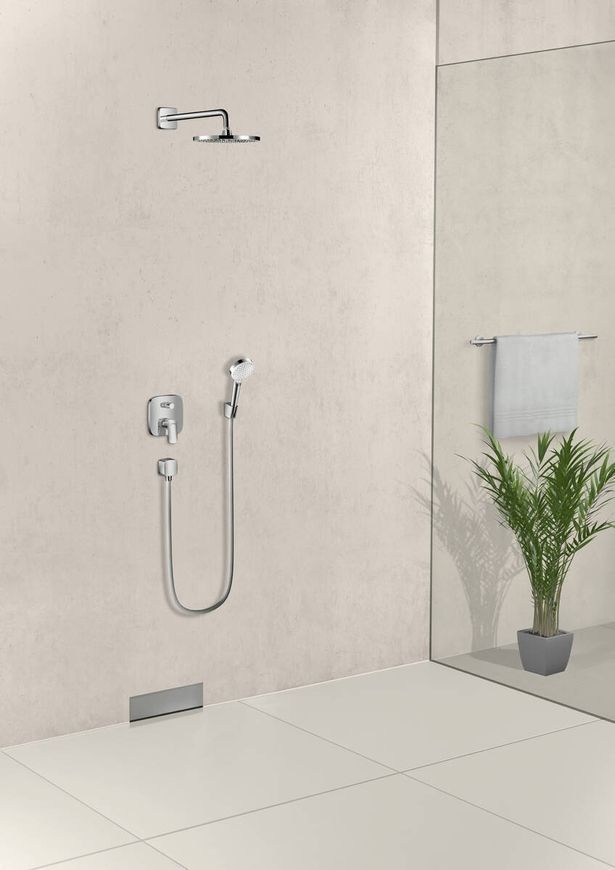 Шланговое подсоединение HANSGROHE FixFit с обратным клапаном 26457000 хром - 26457000