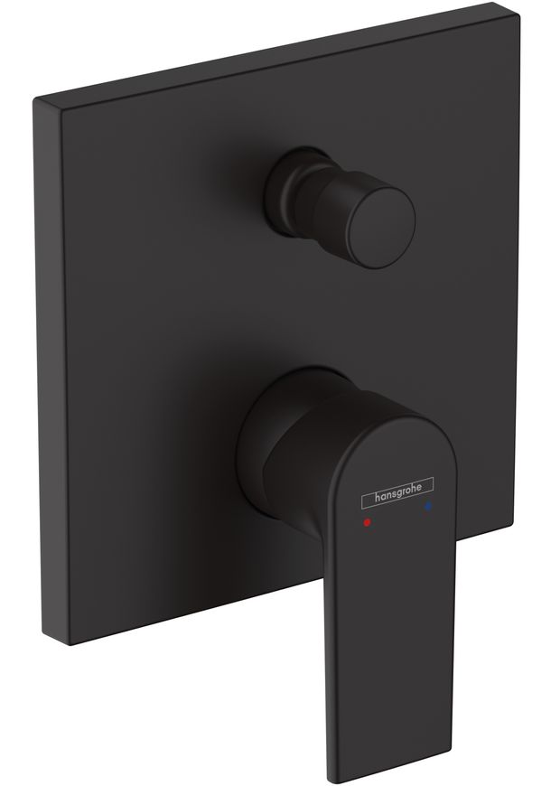 Комплект для душа скрытого монтажа (душевая система) HANSGROHE EcoSmart 230 Vernis Shape 6 в 1 20230004 черный матовый - 20230004