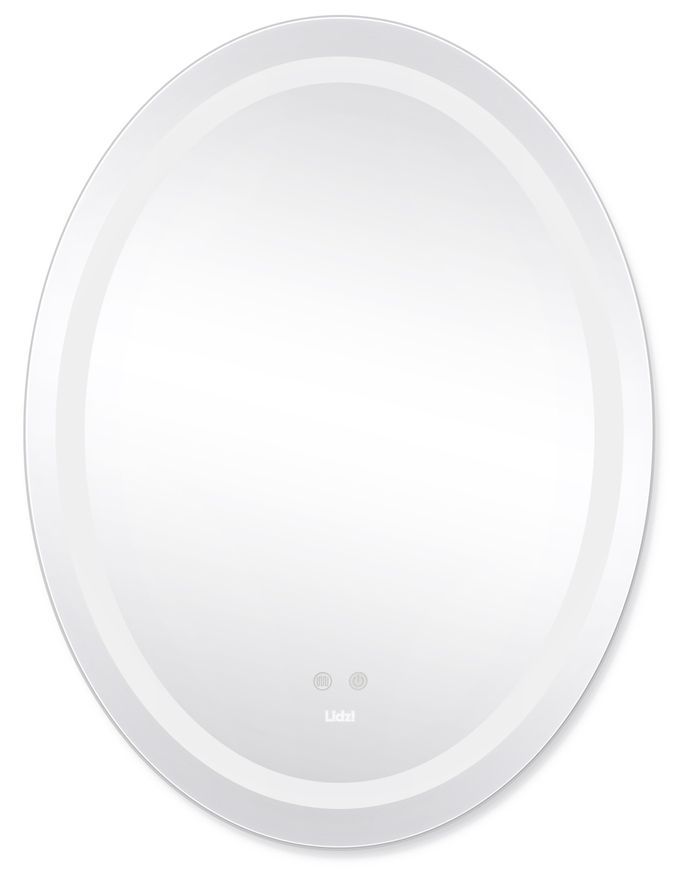 Дзеркало Lidz Vida 600х800 мм з LED-підсвічуванням Touch, з антизапотіванням, з димером, рег. яскравості LD78LF6080