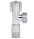 Кран приборный угловой Thermo Alliance Standart 1/2"х3/4" НР латунь, вентильная букса SF3441520