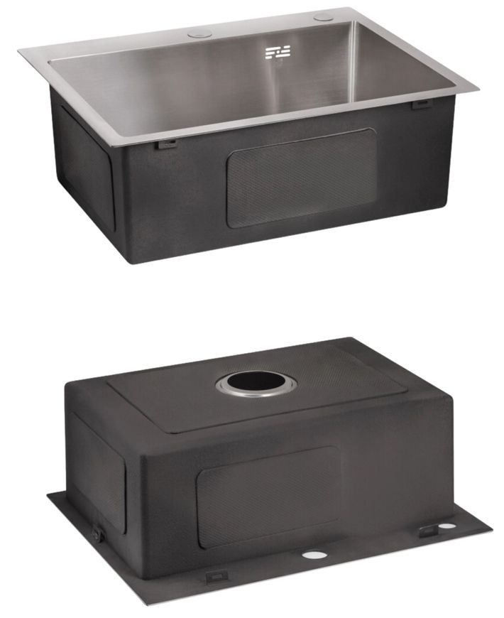 Кухонна мийка LIDZ Handmade H5845 Brushed Steel 3,0/1,0 дозатор LDH5845BRU35384 - LDH5845BRU35384