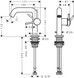 Смеситель для раковины HANSGROHE Tecturis S 110 Fine CoolStart EcoSmart+ Chrome 73321000 хром - 73321000 - 2