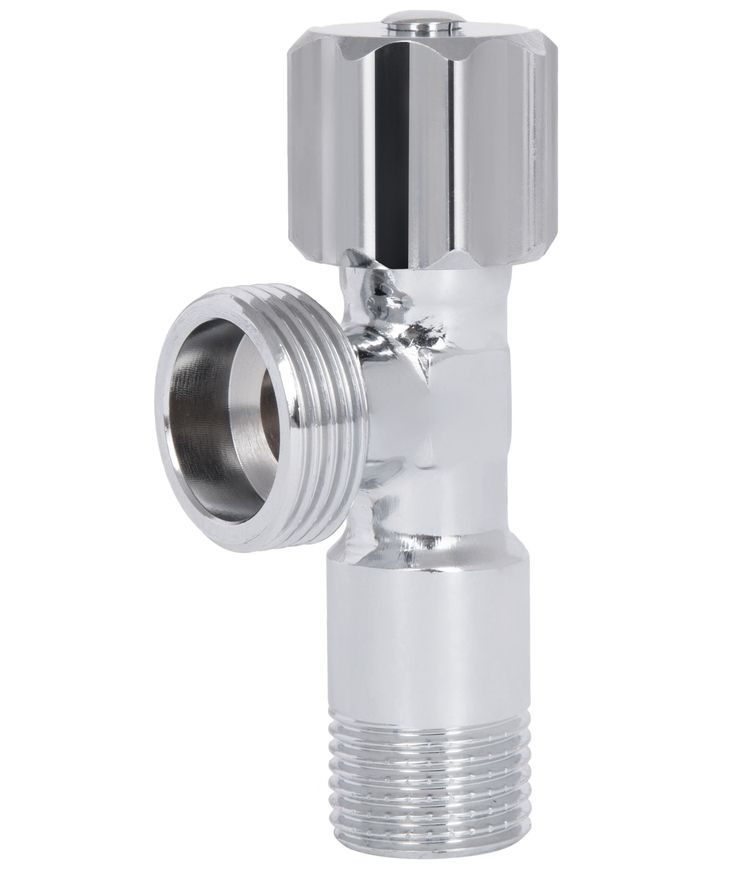 Кран приборный угловой Thermo Alliance Standart 1/2"х3/4" НР латунь, вентильная букса SF3441520