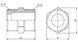 Ниппель латунный SD Forte 1/2"х1/2" равнопроходный хромированный SF358H15