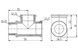 Трійник латунний SD Forte 1/2"ВРх1/2"ВРх1/2"ЗР рівнопрохідний нікельований SF36315