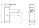 Смеситель для умывальника Brinex Pure 001F низкий Graphite BRIPUR001FGRP - BRIPUR001FGRP - 2