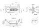 Ванна акриловая LIDZ ŻYCIE 150 прямоугольная 150x70 + ножки N&Oacute;ŻKI R - LZYCIE150LNRUNIV - 6