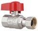 Кран шаровой прямой с накидной гайкой Thermo Alliance Standart 1/2" ВР латунь PN40 TAS260W15