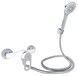 Змішувач для душу Lidz Latwa 010 з душовим гарнітуром LDLAT010WHI45426 білий/хром - LDLAT010WHI45426 - 1