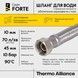 Шланг для підключення води Thermo Alliance Forte 80 см нержавіюче обплетення D10 1/2"x1/2" ВР TAF384W80