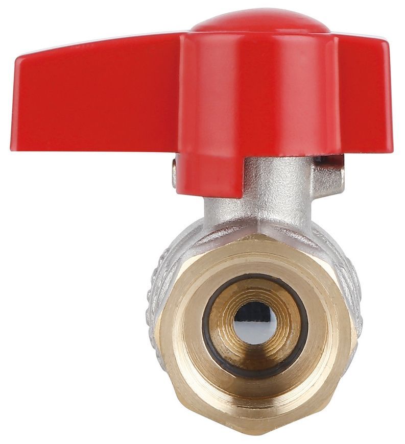 Кран шаровой прямой с накидной гайкой Thermo Alliance Standart 1/2" ВР латунь PN40 TAS260W15