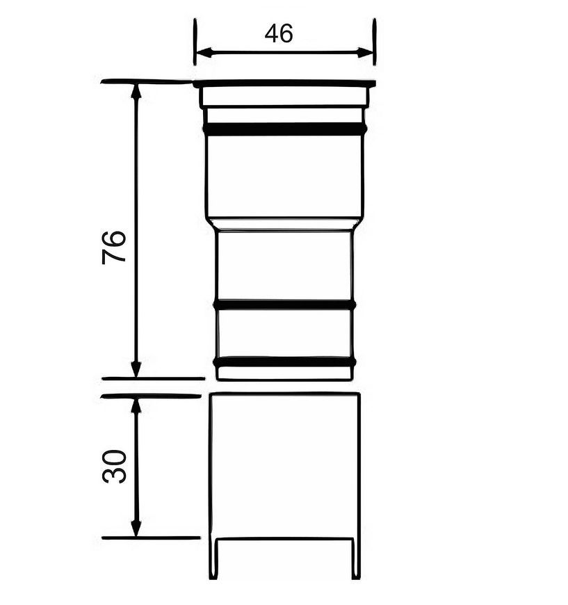 Очисник до сифонів McALPINE серії HC2600CL, HC26CLCP HC26TUBE-SUB - HC26TUBE-SUB
