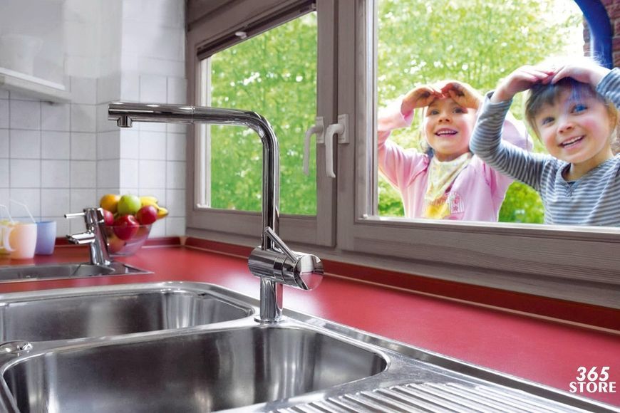 Смеситель для мойки GROHE&nbsp;Minta с выдвижным изливом 32168000 - 32168000