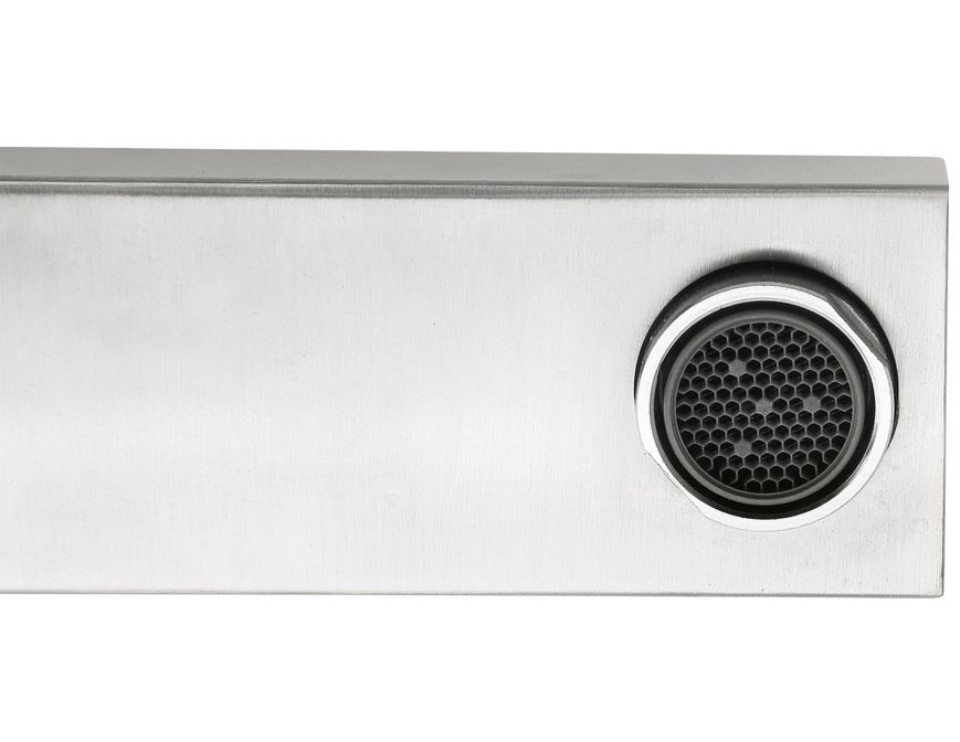 Змішувач для раковини низький Lidz Nexus 001F Nickel k35 LDNEX001FNKS49184 - LDNEX001FNKS49184