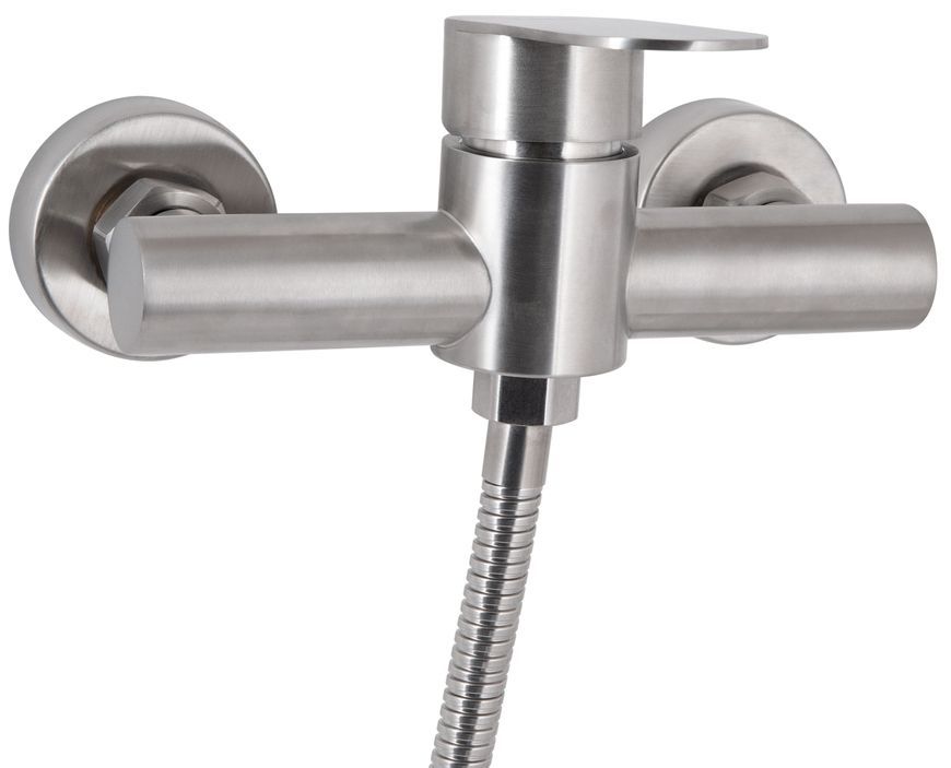 Смеситель для душа Lidz Luna 010 с душевым гарнитуром Nickel LDLUN010NKS46095 - LDLUN010NKS46095