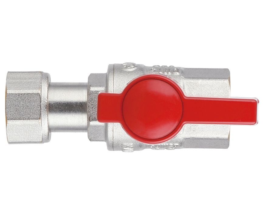 Кран шаровой прямой с накидной гайкой Thermo Alliance Standart 1/2" ВР латунь PN40 TAS260W15
