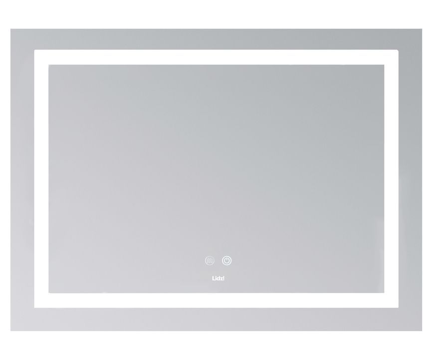 Зеркало Lidz Kubis KU1 700х500 мм с LED-подсветкой Touch, с антизапотеванием, с диммером, рег. яркости LD78LF90448485