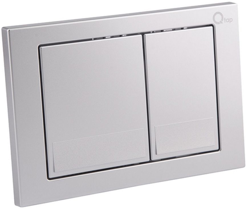 Набор QTAP инсталляция 3 в 1 Nest QT0133M425 с панелью смыва QT0111M06029SAT + унитаз с сиденьем Crow QT05335170W - QT05335170W0133M425M06029SAT