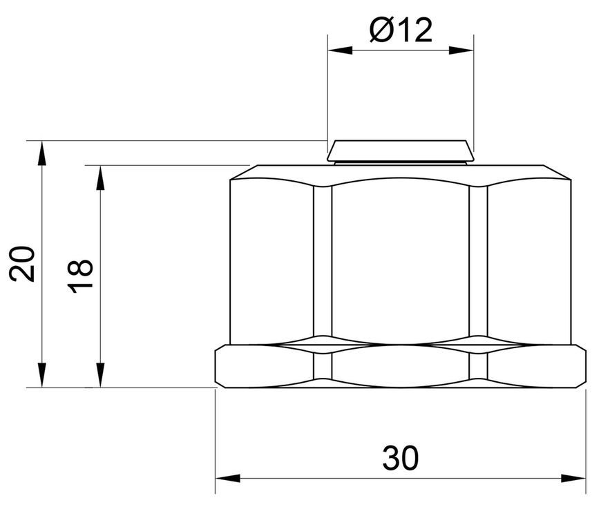 Евроконус Thermo Alliance Standart 3/4" 16x2 мм нержавеющая сталь TAS346 - TAS346