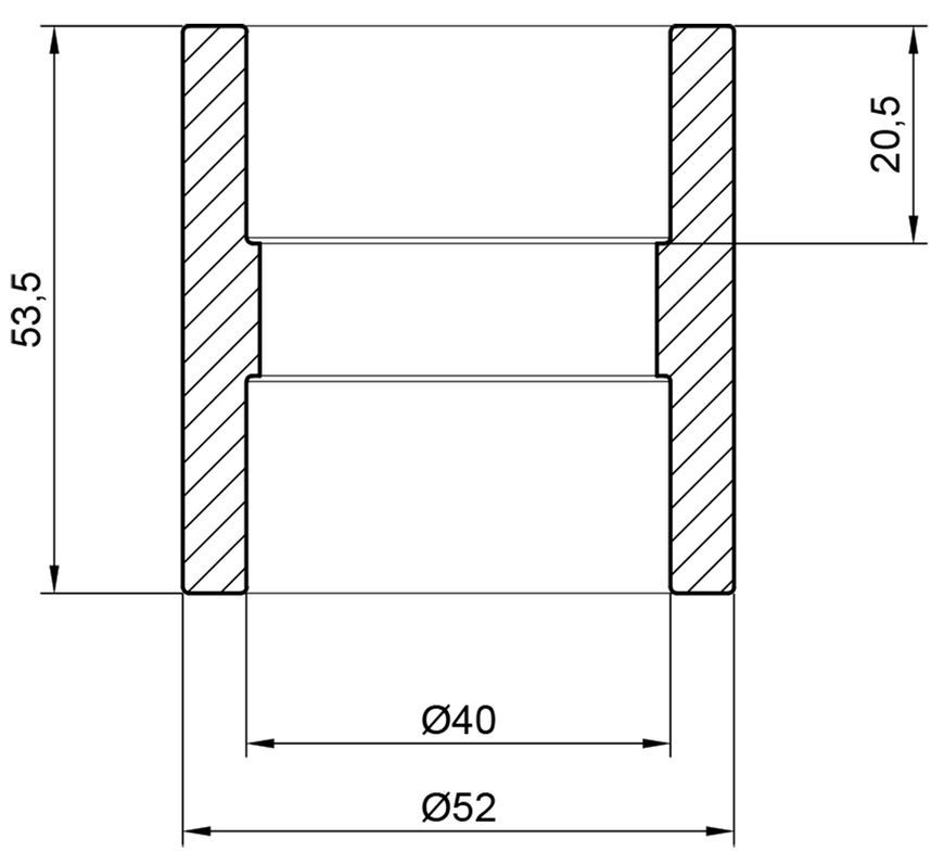 Муфта PPR ALFA PLAST 40 - APCOUP40XXX