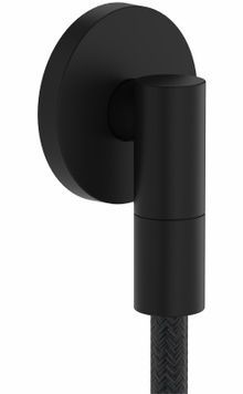 Шлангове під&rsquo;єднання HANSGROHE FixFit Fine S зі зворотним клапаном Matt Black 28882670 чорний матовий - 28882670