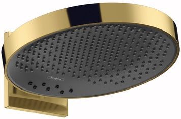 Верхний душ с держателем HANSGROHE Rainfinity 360 3jet Polished Gold Optic 26234990 золото - 26234990