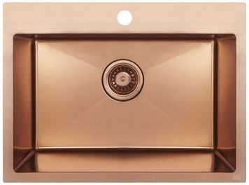 Кухонная мойка IMPERIAL D5843BR PVD bronze Handmade 2,7/1,0 мм (IMPD5843BRPVDH10) - IMPD5843BRPVDH10