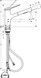 Смеситель кухонный HANSGROHE Zesis M33 150 с вытяжным изливом 2jet sBox lite 74803000 хром - 74803000 - 2
