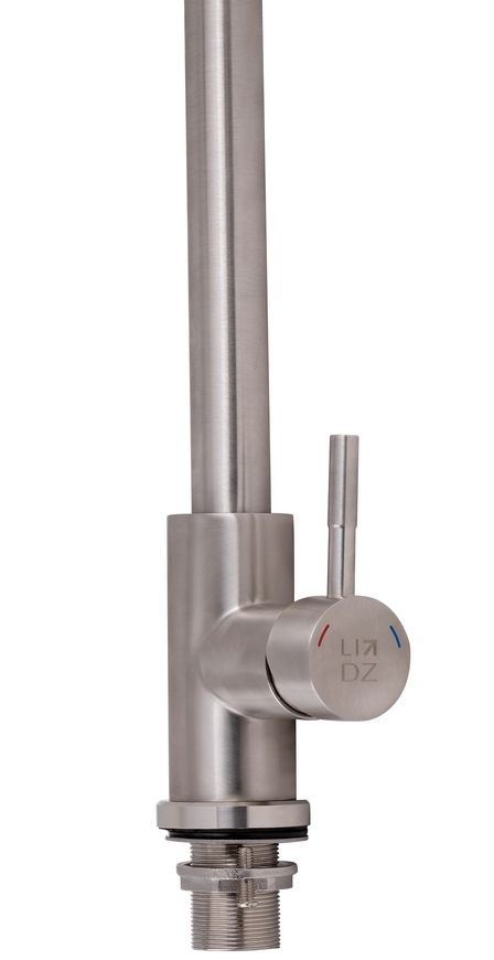 Смеситель для кухни LIDZ Aria 015FL Nickel с выдвижным изливом LDARI015FLNKS34945 - LDARI015FLNKS34945