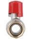 Кран кульовий прямий з накидною гайкою Thermo Alliance Standart 1/2" ВЗ латунь PN40 TAS261W15