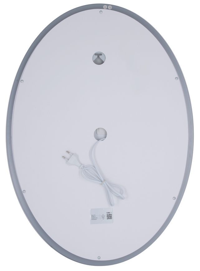 Дзеркало Lidz Vida 500х700 мм з LED-підсвічуванням Touch, з антизапотіванням, з димером, рег. яскравості LD78LF5070