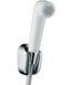 Гигиенический душ Hansgrohe с держателем и душевым шлангом 125 см 32127000 белый/хром - 32127000 - 1