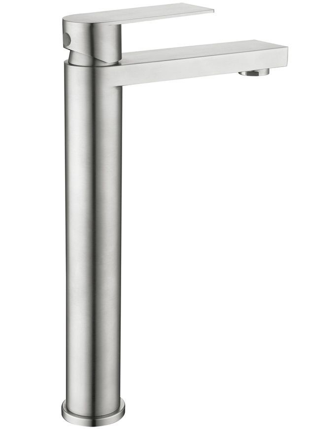 Змішувач для раковини високий Lidz Nexus 001FH Nickel k35 LDNEX001FHNKS49185 - LDNEX001FHNKS49185