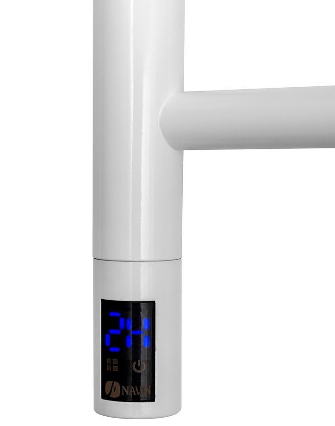 Полотенцесушитель электрический NAVIN Симфония Sensor таймер регулятор 480х600 правый 12-009033-4860 белый - 12-009033-4860