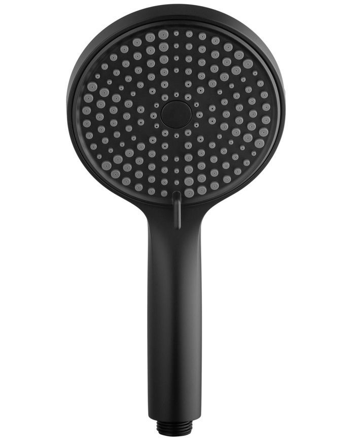 Лійка для ручного душу Kroner Element 2801512915Z-3801 120 мм, 3 режими, кругла, чорний CV036147 - Element 2801512915Z-3801
