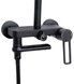 Душевая система Qtap Taurus с поворотным изливом Black Matt QTTAU111BLM45666 - QTTAU111BLM45666 - 4